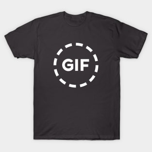 Animated GIF Nerdy Meme Shirt because Internet and Social Media T-Shirt